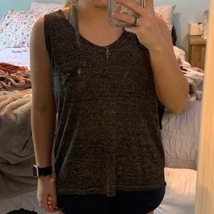 Boyfriend style tank top